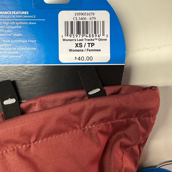 Columbia Last Tracks Omni-Tech Gloves Touchscreen Compatible Waterproof NEW - Picture 3 of 4